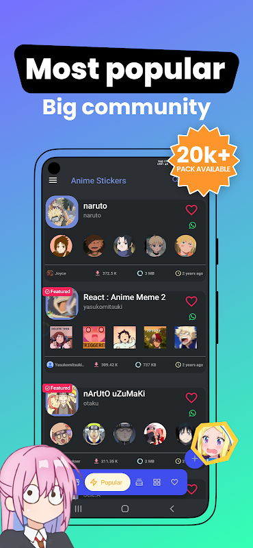 Anime Stickers for WhatsApp for Android - Free App Download