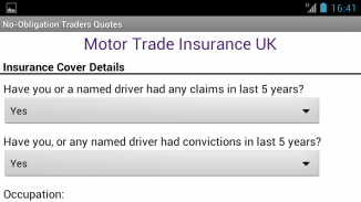 Motor Trade Insurance UK screenshot 2