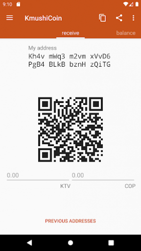 Kmushicoin Wallet ElectrumX screenshot 5