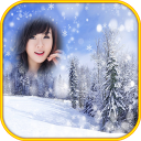 Snowfall Photo Frames montage Icon