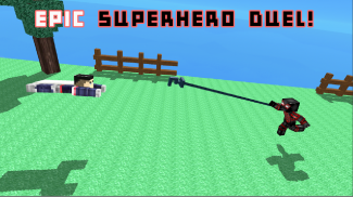 Flying Superhero: Blocky World screenshot 3