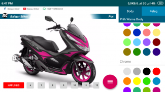 Modifikasi cat, skotlet & stiker motor pcx screenshot 3