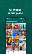 Gallery for WhatsApp - Images Videos Voices Audio screenshot 3