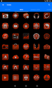 Red Orange Icon Pack Free screenshot 22