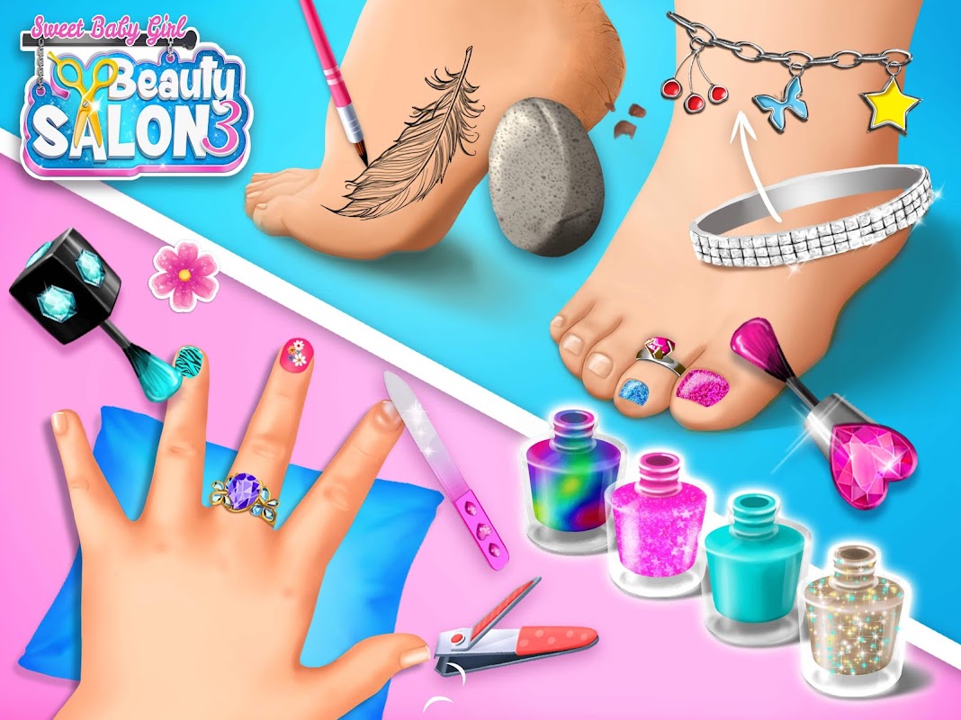 Sweet Baby Girl Beauty Salon 3 - Hair, Nails & Spa - Загрузить APK для  Android | Aptoide