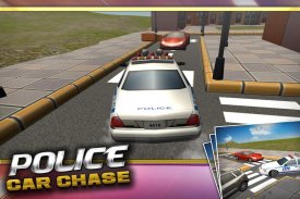 Auto della polizia Chase 3D screenshot 2