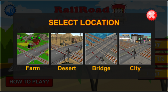 Train Road Crossy 3D Railroad screenshot 0