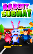 Rabbit Subway- New Rabbit Runner screenshot 7