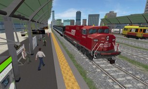 Lái xe trong thành phố Train screenshot 4