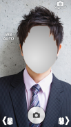 Lelaki Jepun Gaya rambut Kamera Foto Montage screenshot 4