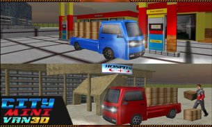 Mini șofer camion transport 3D screenshot 0