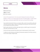 Memo Office Templates screenshot 13