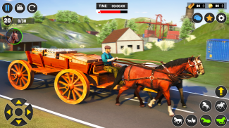 Pferdewag-Transport-Taxi-Spiel screenshot 2