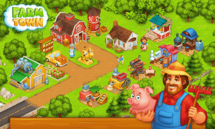 Farm Town: Happy village near small city and town screenshot 1
