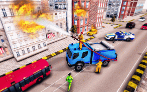 Idle Firefighter Truck Game:Fire Emergency Manager screenshot 0