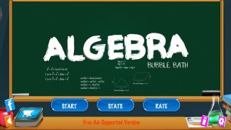 Learn Algebra Bubble Bath Game screenshot 4