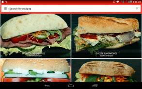 Receitas de sanduíches screenshot 1