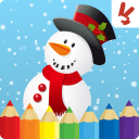 Kids coloring pages  Christmas Icon