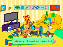Три Кота Домашние приключения: игры для детей screenshot 2