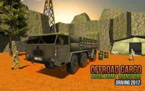 Caminhão de exército dos EUA Offroad dirigindo screenshot 4