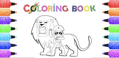 Glitter Coloring book