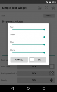 Simple Text Widget screenshot 7