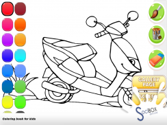 motocicleta coloração screenshot 14