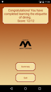 Dining Etiquette Lite screenshot 0