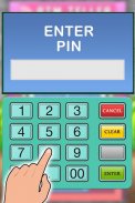 Virtual ATM Simulator Bank Tuner Permainan Kanak screenshot 2