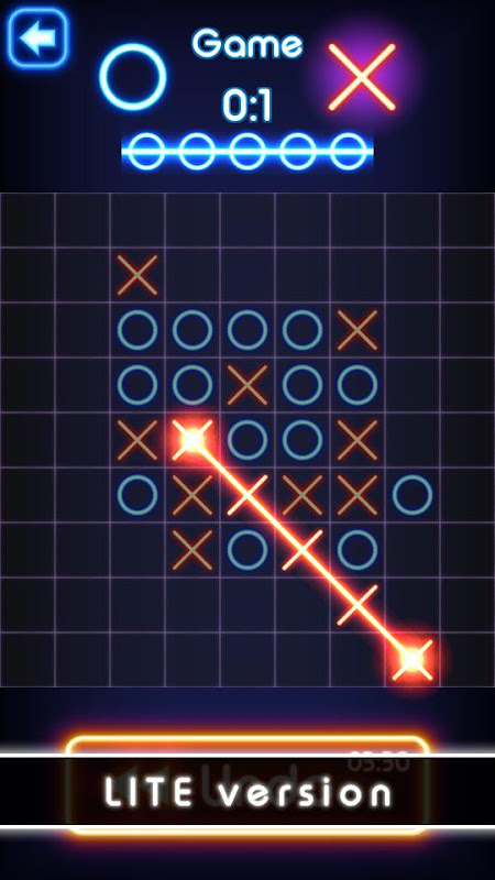 Tic Tac Toe glow - Puzzle Game - APK Download for Android