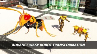 Wasp Robot Car Game: Robot Transforming Games screenshot 2