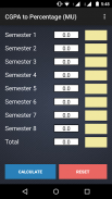 CGPA To Percentage (MU) screenshot 1