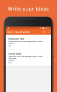 Carrot Idea Organizer: Ideas Creator & Planner screenshot 0