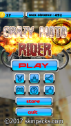 Crazy Moto Rider screenshot 1