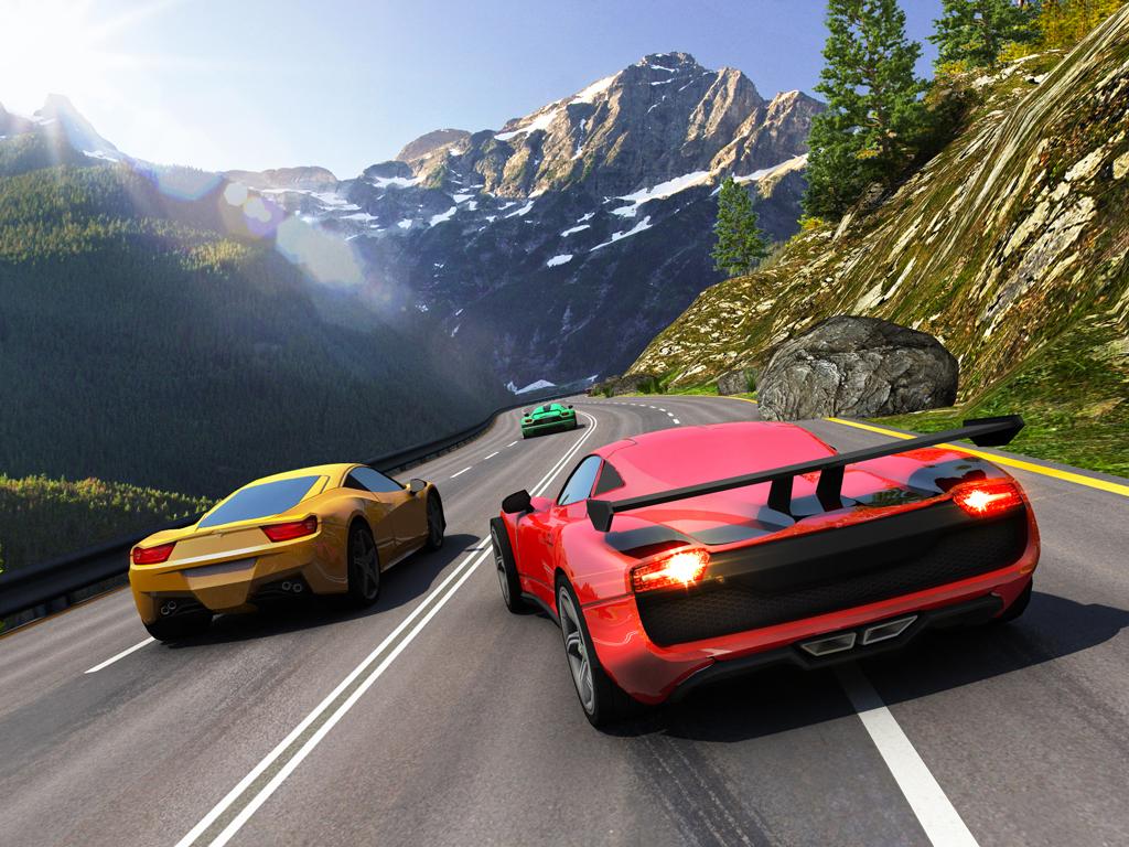 Road Car Racing 3D APK + Mod for Android.