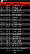 Formula 2020 Calendar screenshot 3