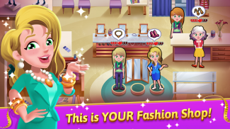 Fashion Salon Dash: Shop Game screenshot 0