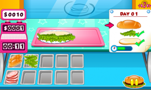 เกมส์ทำแซนวิชอาหารจานด่วน screenshot 6