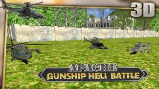 Apache Gunship Heli Batalla 3D screenshot 4