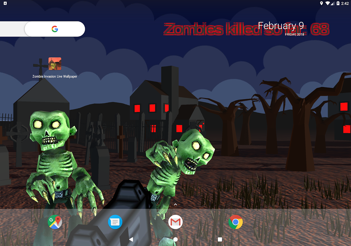 Zombie Invasion Interactive Live Wallpaper - FREE - APK Download for Android  | Aptoide