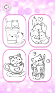 Kawaii Coloring Pages With Glitter - Drawing Book screenshot 4