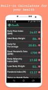 健康，饮食与健身追踪器 - 减肥，体重指数，热量计数器，睡眠跟踪器 screenshot 7