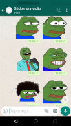 Figurinhas Pepe the Frog -  Stickers WastickerApps screenshot 0