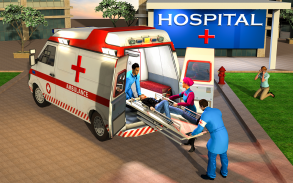 City Ambulance Rescue Emergency Driving screenshot 1