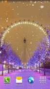 Snow in London Live Wallpaper screenshot 3