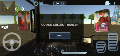 Simulador de condução de caminhão de carga screenshot 1