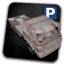Parkir Flatbed militer Icon