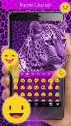 Purplecheetah Keyboard Theme screenshot 0