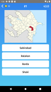 Azerbaijan: Regions & Provinces Map Quiz. screenshot 5