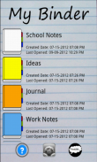 My Binder: Tabbed Notes screenshot 0